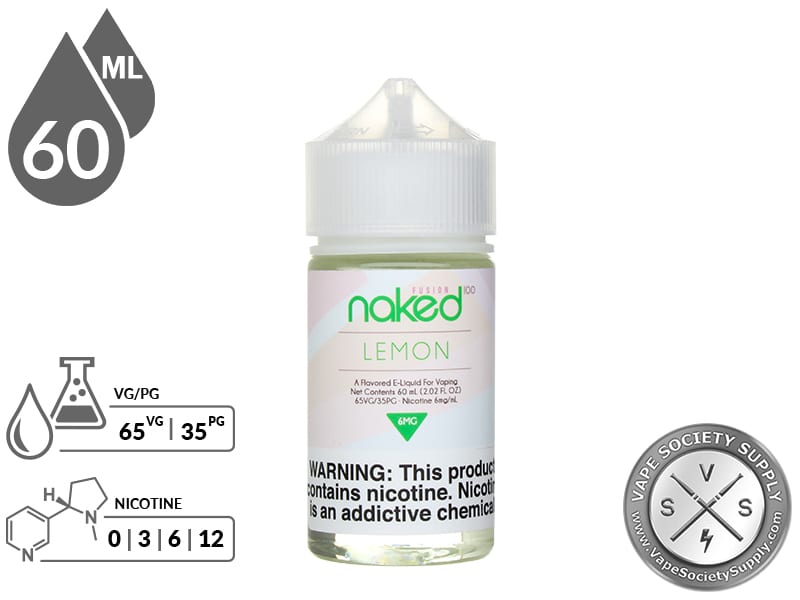 Naked 100 Fusion 60ml Lemon E-Liquids