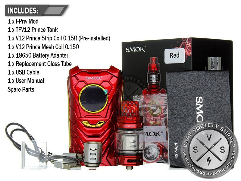 SMOK I-PRIV 230W & TFV12 Prince Kit