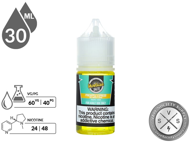 Vapetasia Salts 30ml Pineapple Express E Juice
