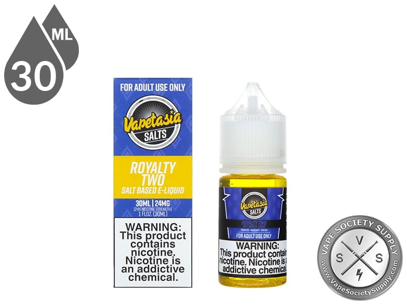 Vapetasia Salts 30ml Royalty II E Liquids