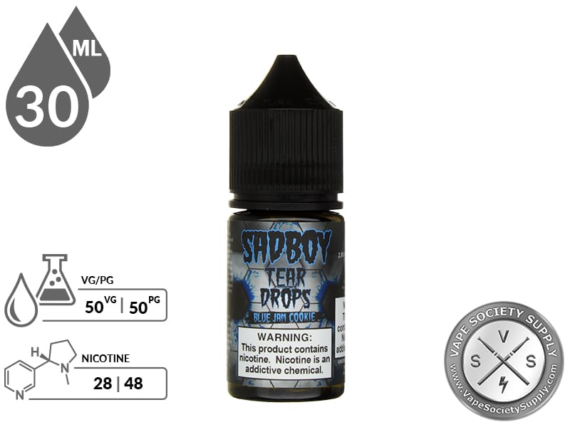 Blue Jam Cookie by SadBoy Tear Drops Salts 30ml