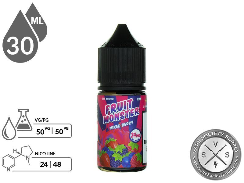 Fruit Monster Salts 30ml Mixed Berry E Juice