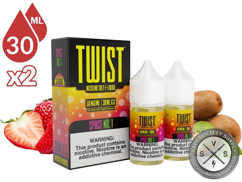non salt nic vape juice Twist Salts Bundle 6x60ml (360ml) ⋆ Society Supply E-liquid flavor:Raspberry graham cherry lemon breeze vape
