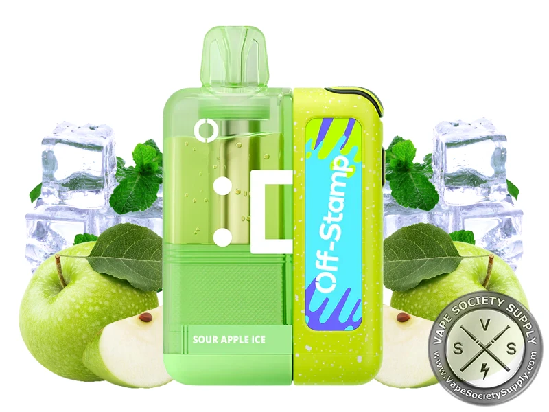 Off Stamp X-Cube Disposable Vape Kit _ 25K Puffs Sour Apple Ice
