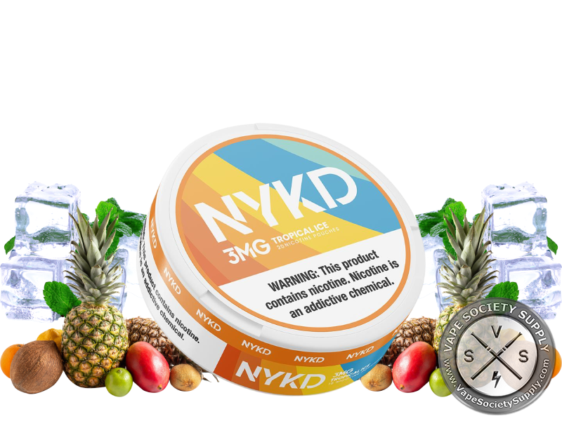 Tropical Ice NYKD Nicotine Pouches
