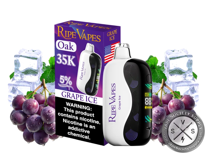 Ripe Vapes Oak 35K Puffs Grape Ice