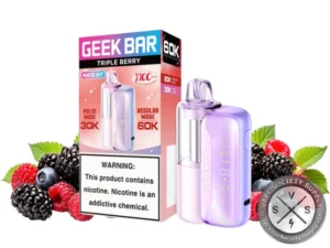 geek bar triple berry flavor Mate 60K Disposable Kit Hot FLAVORS:COOL MINT Banana Ice Cream Geek