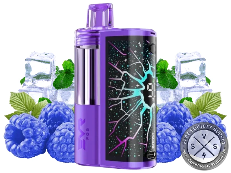 EVR Fog100k Vape Kit Blue Razz ICe