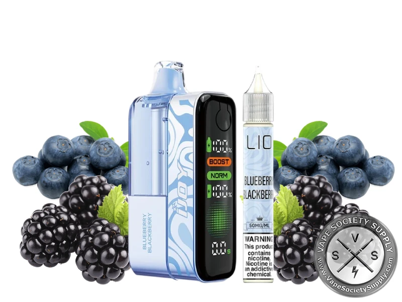 IJOY XP100k Puff Disposable Kit + 15ml Bottle Blackberry Blueberry