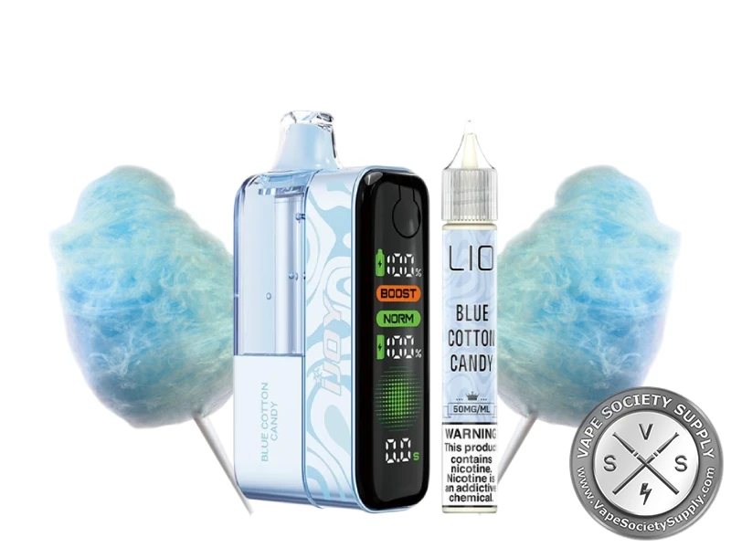 IJOY XP100k Puff Disposable Kit + 15ml Bottle Blue Cotton Candy