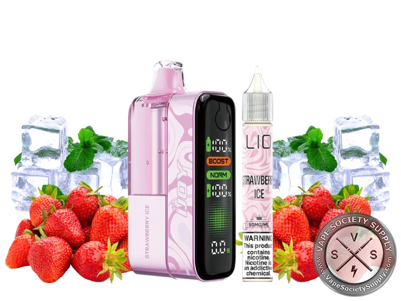 IJOY XP100k Puff Disposable Kit + 15ml Bottle Strawberry Ice