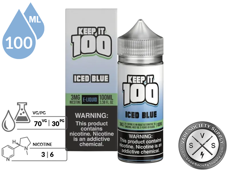 ICED BLUE By Keep It 100