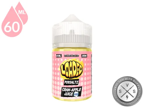 Cran Apple Iced Loaded PODSALTZ 60ml bottle