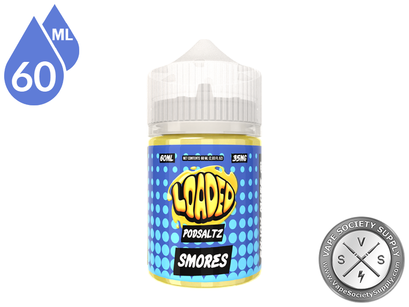 S'mores Loaded PODSALTZ 60ml bottle