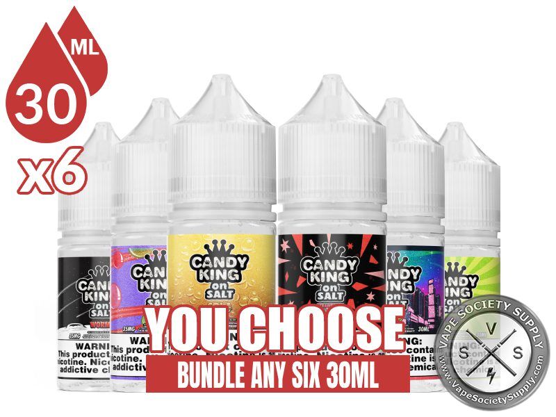 Candy King Salt Bundle 6 30ml (180ml)