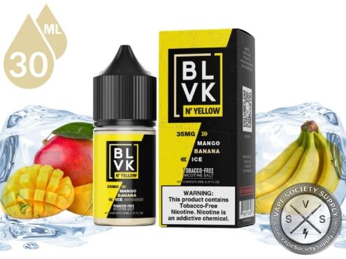 Mango Banana ICE BLVK N' YELLOW SALT