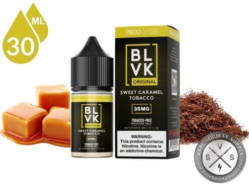 Sweet Caramel Tobacco BLVK ORIGINAL SALT