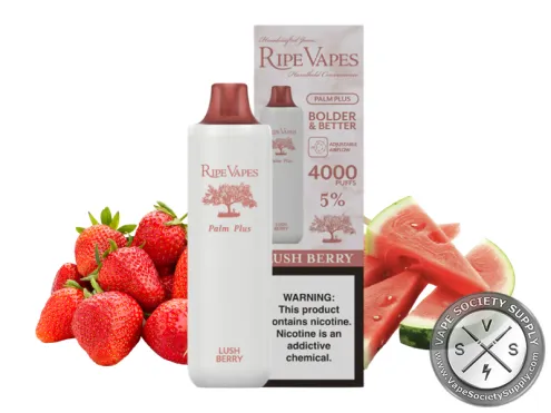 RIPE VAPES PALM PLUS DISPOSABLE 4000 PUFF Lush Berry