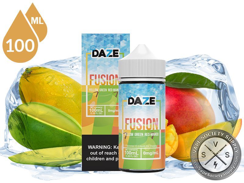 Yellow Green Red Mango ICED 7 DAZE FUSION TFN