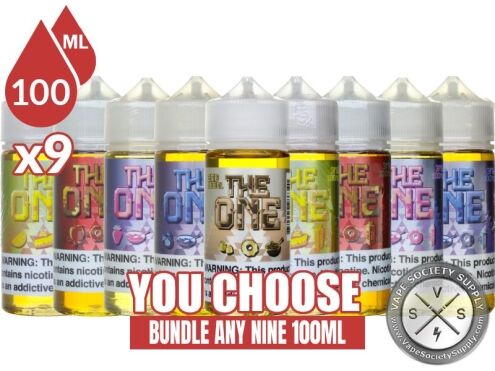 THE ONE Bundle 9x100ml (900ml): 9 bottles with a You Choose banner