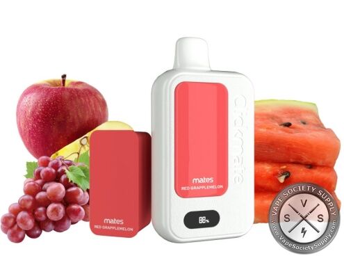 Clickmate Device Kit 15k Puffs by DAZE Red Grapplemelon