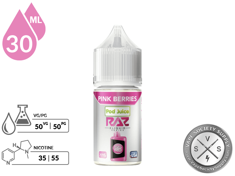 Pink Berries Pod Juice x RAZ Salt