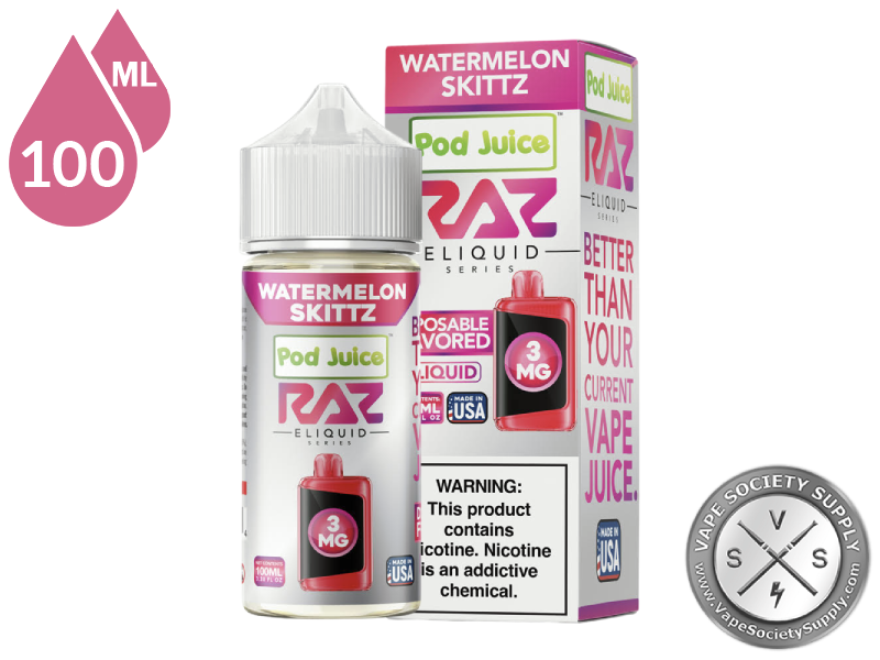 Watermelon Skittz Pod Juice x RAZ-1