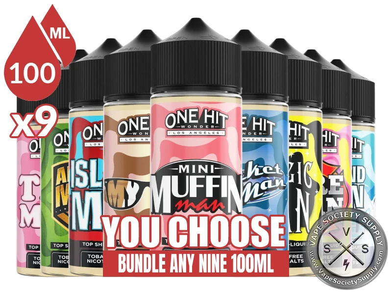 One Hit Wonder E-Liquid Bundle 9 100ml (900ml)