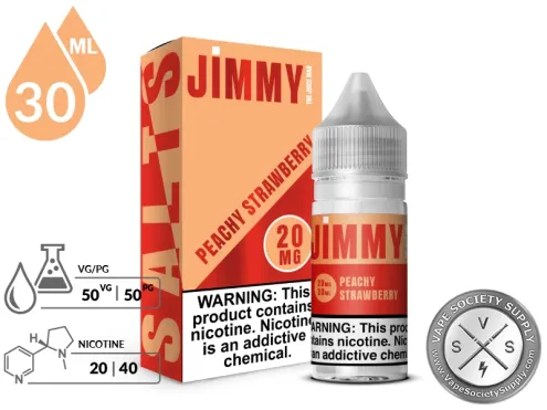 Peachy Strawberry Jimmy The Juice Man Salt