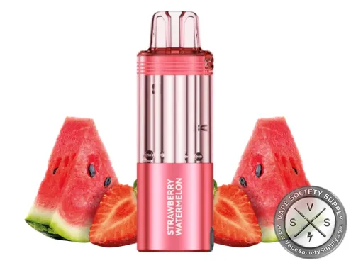 Foger Switch Pro 30K Pod Strawberry Watermelon with watermelon slices and strawberries