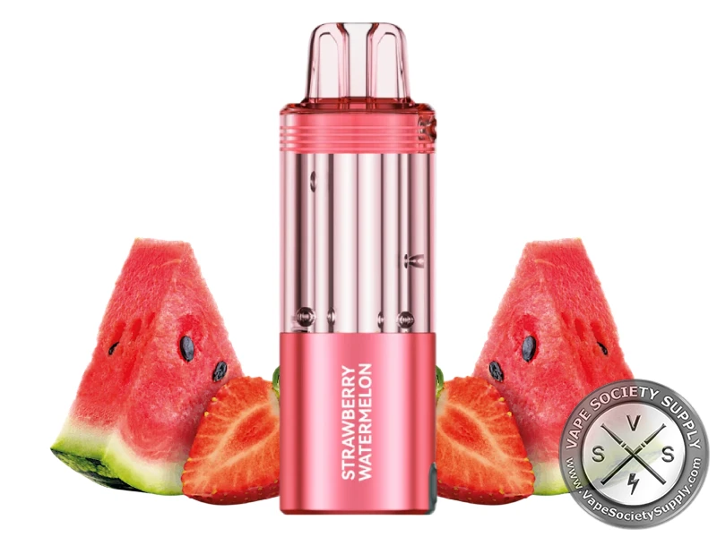 Foger Switch Pro 30K Pod Strawberry Watermelon with watermelon slices and strawberries