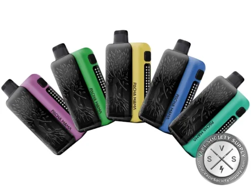 PACHA MAMA Disposable | 75K Puffs: five PACHA MAMA 75K disposables in different colors