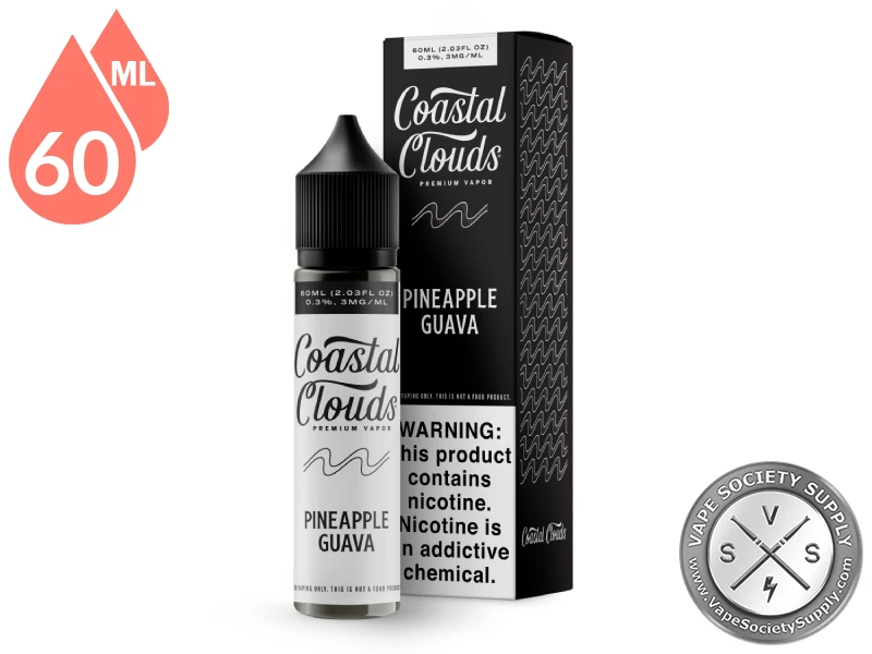 Pineapple Guava Coastal Clouds 60ml bottle and box