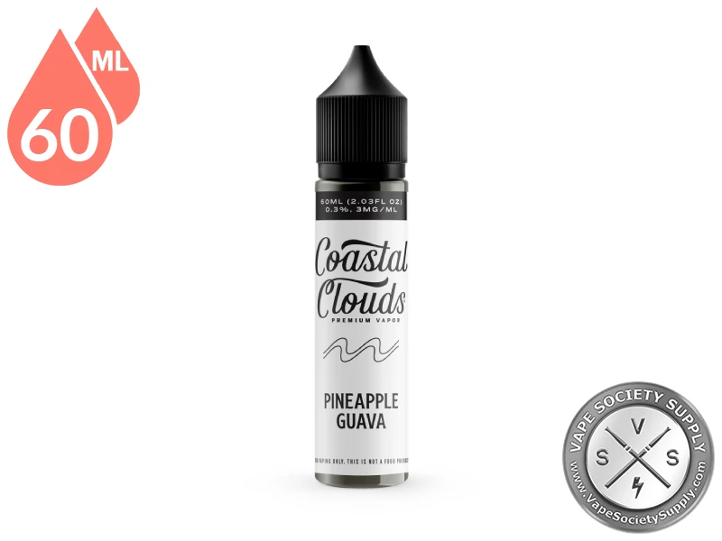 Pineapple Guava Coastal Clouds 60ml bottle, front label