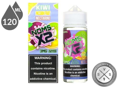 Kiwi Passionfruit Nectarine NOMS X2 120ml