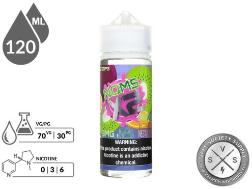 Kiwi Passionfruit Nectarine NOMS X2 120ml
