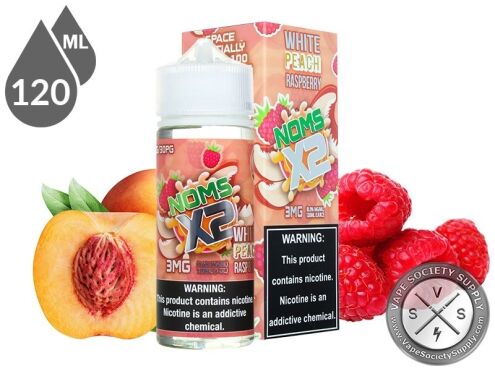 White Peach Raspberry NOMS X2