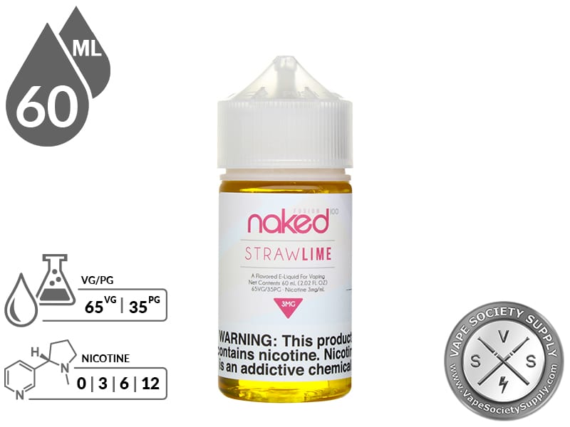 Naked 100 Fusion 60ml Straw Lime E-Liquids