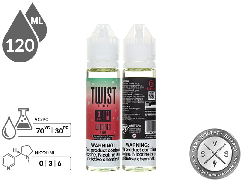 Twist 120ml Wild Red E Juice