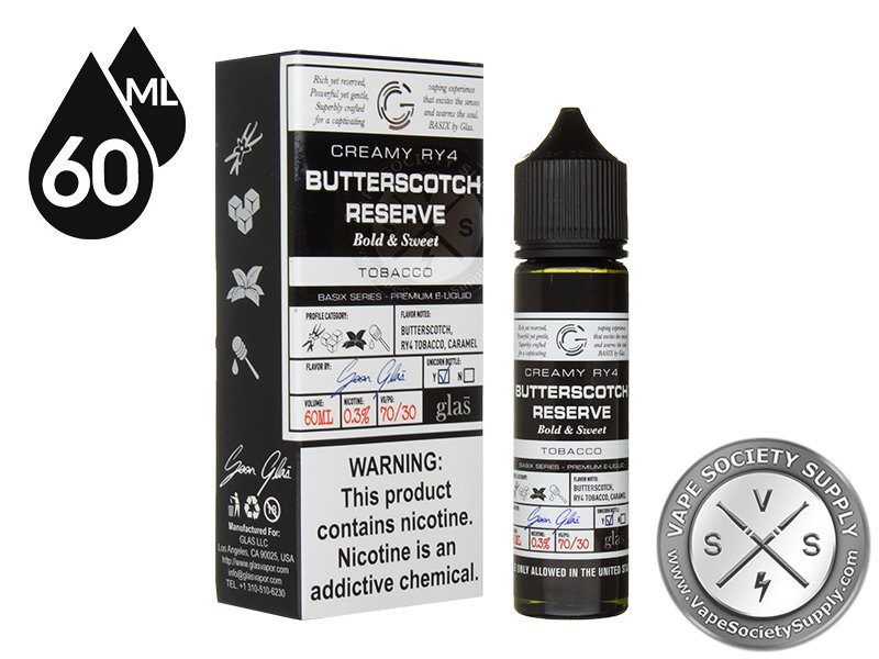 Glas Butterscotch Reserve 60ml Eliquid