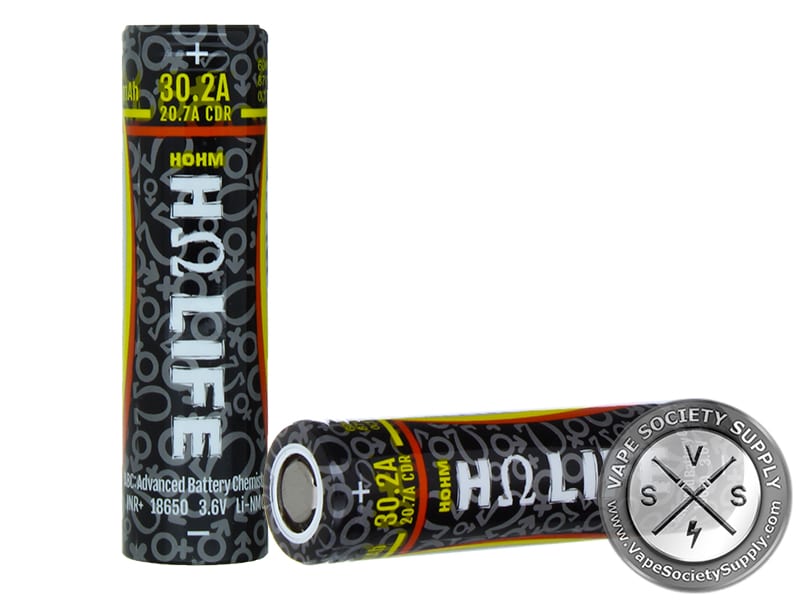 Hohm Life 18650 3.6V 3077mAh 30.2A Lithium Ion Battery