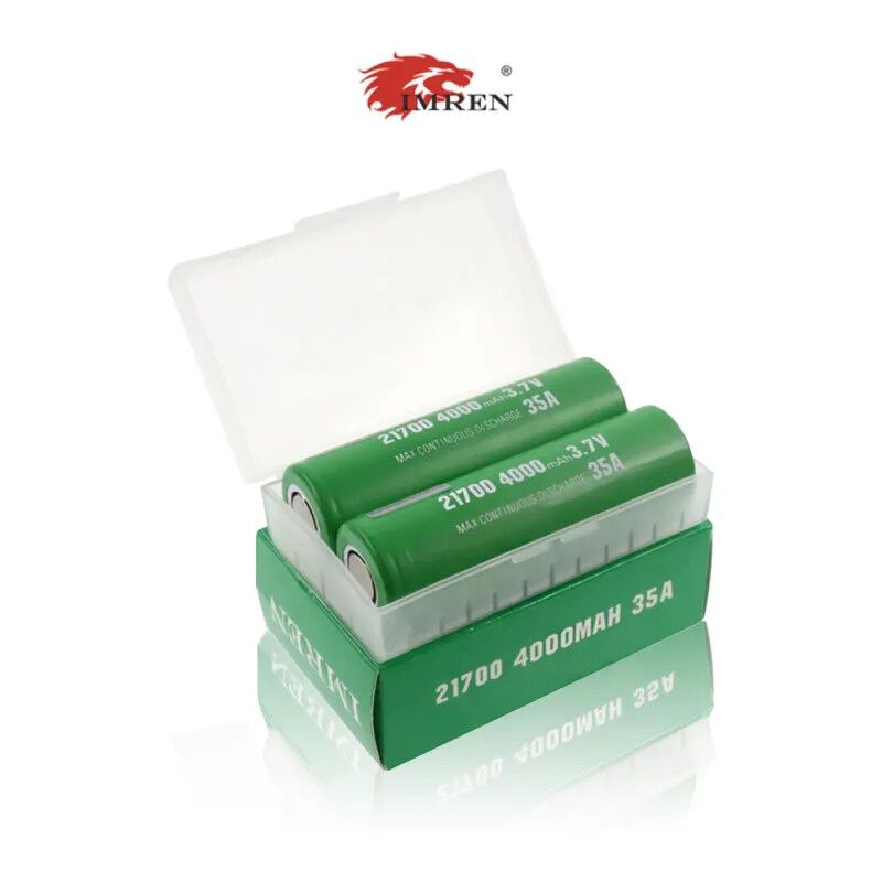 IMREN 21700 3.7V 4000mAh Battery 35A (Pack of 2)