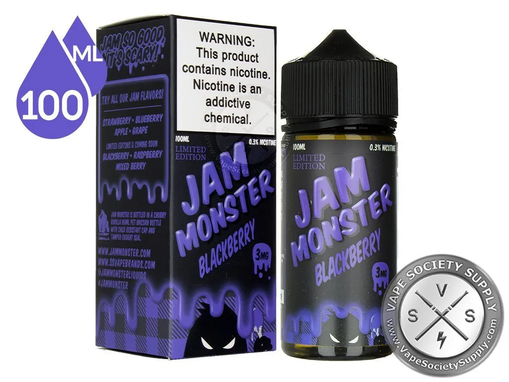 Jam Monster Blackberry Eliquid 100ml