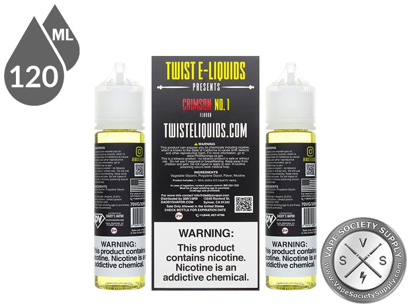 Twist 120ml Crimson No 1 E Juice