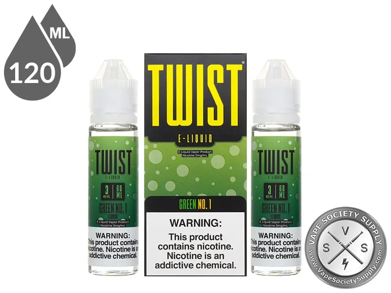 Twist 120ml Green No 1 E Liquid