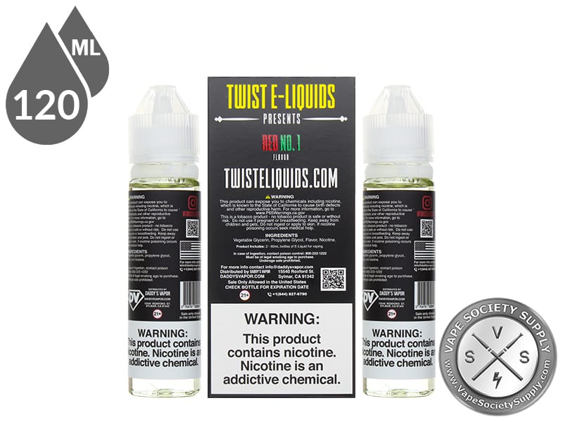 Twist 120ml Red No 1 EJuice