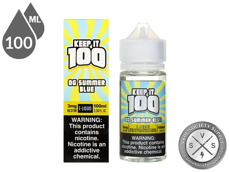 Keep It 100 100ml OG Summer Blue E Juice