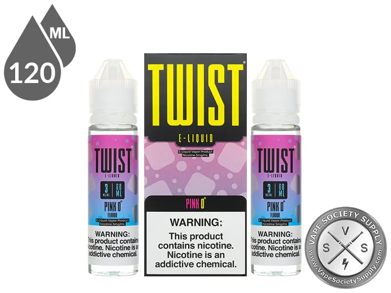 Twist 120ml Pink 0 E Liquid
