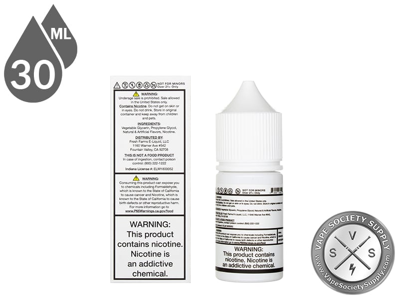 Fresh Farms Salt 30ml Strawberry Farm Cake E Liquids