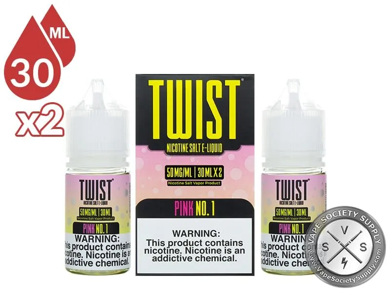 Twist Salt 2x30ml Pink No 1 E Juice